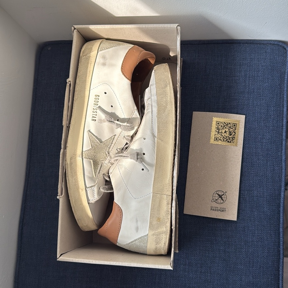 Golden Goose Deluxe Brand Superstar Brown Heel Tab 39 - Picture 9 of 10